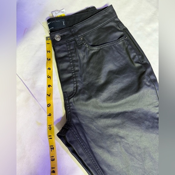 ASOS Black Parisian coated flare jeans size 26/36 - Picture 12 of 13